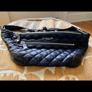 MZ Wallace black Crosby belt bag